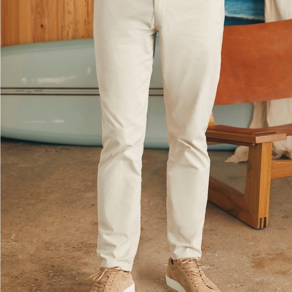 Faherty Reserve Light Sand Movement Pants 34x30 - Picture 11 of 14